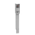 Milbank U5137 4 Terminal Ringless Meter Socket - Double Pedestal Direct Bury, Plain Top Horn Bypass