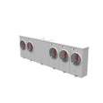 Milbank 4 Terminal Ringless Large Closing Plate 5 Position Meter Socket, 200 Ampere