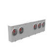 Milbank 4 Terminal Ringless Large Closing Plate 5 Position Meter Socket, 200 Ampere