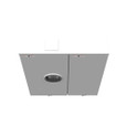 Milbank U5890–U5894 4 & 5 Terminal Ringless Meter Socket - Large Closing Plate, Dual Main Breaker Configurations