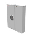 Milbank U5890–U5894 4 & 5 Terminal Ringless Meter Socket - Large Closing Plate, Dual Main Breaker Configurations