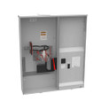 Milbank U5890–U5894 4 & 5 Terminal Ringless Meter Socket - Large Closing Plate, Dual Main Breaker Configurations