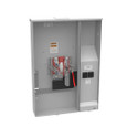 Milbank U5890–U5894 4 & 5 Terminal Ringless Meter Socket - Large Closing Plate, Dual Main Breaker Configurations