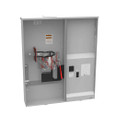 Milbank U5890–U5894 4 & 5 Terminal Ringless Meter Socket - Large Closing Plate, Dual Main Breaker Configurations