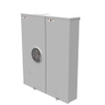 Milbank U5890–U5894 4 & 5 Terminal Ringless Meter Socket - Large Closing Plate, Dual Main Breaker Configurations