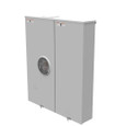 Milbank U5890–U5894 4 & 5 Terminal Ringless Meter Socket - Large Closing Plate, Dual Main Breaker Configurations