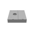 Milbank U5890–U5894 4 & 5 Terminal Ringless Meter Socket - Large Closing Plate, Dual Main Breaker Configurations