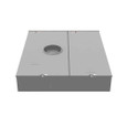 Milbank U5890–U5894 4 & 5 Terminal Ringless Meter Socket - Large Closing Plate, Dual Main Breaker Configurations