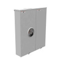 Milbank U5890–U5894 4 & 5 Terminal Ringless Meter Socket - Large Closing Plate, Dual Main Breaker Configurations