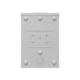 Milbank U6087-XL 4 Terminal Ring Type Meter Socket - Small Closing Plate