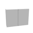 Milbank Hinge Cover UL Listed Steel No Knockouts ANSI 61 Gray