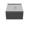 Milbank Hinge Cover UL Listed Steel No Knockouts ANSI 61 Gray