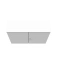 Milbank Hinge Cover UL Listed Steel No Knockouts ANSI 61 Gray