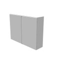 Milbank Hinge Cover UL Listed Steel No Knockouts ANSI 61 Gray