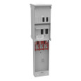 Milbank U5230 Unmetered Small Closing Plate Enclosure - Double Pedestal Pad Mount