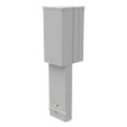 Milbank U5230 Unmetered Small Closing Plate Enclosure - Double Pedestal Pad Mount