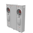 Milbank U5882-X 4-5 Terminal Ringless Meter Socket Large Closing Plate 2 Position 2-200 Ampere Main Breaker Provision 22K AIC