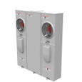 Milbank U5882-X 4-5 Terminal Ringless Meter Socket Large Closing Plate 2 Position 2-200 Ampere Main Breaker Provision 22K AIC