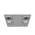 Milbank U5882-X 4-5 Terminal Ringless Meter Socket Large Closing Plate 2 Position 2-200 Ampere Main Breaker Provision 22K AIC