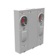Milbank U5882-X 4-5 Terminal Ringless Meter Socket Large Closing Plate 2 Position 2-200 Ampere Main Breaker Provision 22K AIC
