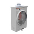 Milbank U8569 125A 1-Phase 600V 5 Terminal Ringless Meter Socket - Horn Bypass with 7/8" Barrel Lock Provision