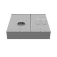 Milbank U6115-X-2/200-K7L 7 Terminal Ringless Large Closing Plate 2-200 Ampere Main Breaker 480 Volt Single Connector Locking 4-600kcmil
