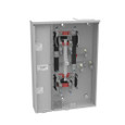 Milbank U2852-X 4-5 Terminal Ringless Meter Socket Large Closing Plate 2 Position 2-125 Ampere Main Breaker Provision