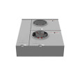 Milbank U2852-X 4-5 Terminal Ringless Meter Socket Large Closing Plate 2 Position 2-125 Ampere Main Breaker Provision