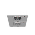 Milbank U2852-X 4-5 Terminal Ringless Meter Socket Large Closing Plate 2 Position 2-125 Ampere Main Breaker Provision