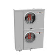 Milbank U2852-X 4-5 Terminal Ringless Meter Socket Large Closing Plate 2 Position 2-125 Ampere Main Breaker Provision