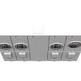 Milbank U6123-X-BL Ringless Meter Socket - Multi-Position Condo Style with Lever and Barrel Lock Provision