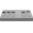 Milbank U6123-X-BL Ringless Meter Socket - Multi-Position Condo Style with Lever and Barrel Lock Provision