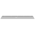 Milbank Wireway Barrier Type 1 Wireway ANSI 61 Gray Steel
