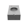 Milbank U9700-RXL 7 Terminal Ringless Large Hub Open Adapt To Small Closing Plate Lever Bypass Overhead