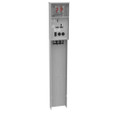Milbank U6276-O-100S 4 Terminal Ring Type Plain Top 1-100 Ampere Main Breaker 12 Circuit Load Center Single Pedestal Direct Bury Wired