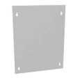 Milbank Blank Flush Cover Type 1 Screw Cover ANSI 61 Gray Steel Flange 3/4 Inch On All Sides