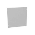Milbank Blank Flush Cover Type 1 Screw Cover ANSI 61 Gray Steel Flange 3/4 Inch On All Sides