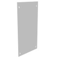 Milbank Blank Flush Cover Type 1 Screw Cover ANSI 61 Gray Steel Flange 3/4 Inch On All Sides