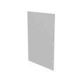 Milbank Blank Flush Cover Type 1 Screw Cover ANSI 61 Gray Steel Flange 3/4 Inch On All Sides