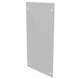 Milbank Blank Flush Cover Type 1 Screw Cover ANSI 61 Gray Steel Flange 3/4 Inch On All Sides