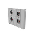 Milbank U2864-X 4-5 Terminal Ringless Meter Socket Large Closing Plate 4 Position 4-200 Ampere Main Breaker Provision Double Connector 4-600kcmil