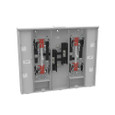 Milbank U2864-X 4-5 Terminal Ringless Meter Socket Large Closing Plate 4 Position 4-200 Ampere Main Breaker Provision Double Connector 4-600kcmil