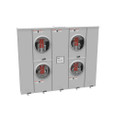 Milbank U2864-X 4-5 Terminal Ringless Meter Socket Large Closing Plate 4 Position 4-200 Ampere Main Breaker Provision Double Connector 4-600kcmil