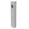 Milbank U9107 7 Terminal Ringless Meter Socket - Plain Top Lever Bypass Pedestal Configurations