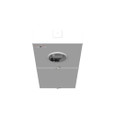 Milbank U4834-XL-200 5 Terminal Ringless Small Closing Plate 200A Meter Socket with 5th Terminal 9 O’clock Position and 100A Auxiliary Breaker Provision