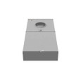 Milbank U4834-XL-200 5 Terminal Ringless Small Closing Plate 200A Meter Socket with 5th Terminal 9 O’clock Position and 100A Auxiliary Breaker Provision