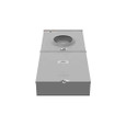 Milbank U6281-XL-100 4–5 Terminal Ringless Meter Sockets with Lever Bypass, Small Closing Plate