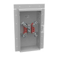 Milbank Single Position Sockets 200 Amps, 4 Terminals, Flush-Mount Ring-Type