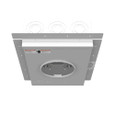 Milbank Single Position Sockets 200 Amps, 4 Terminals, Flush-Mount Ring-Type