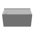 Milbank GSC3R Wireway Screw Cover, Type 3R UL Listed Steel ANSI 61 Gray
